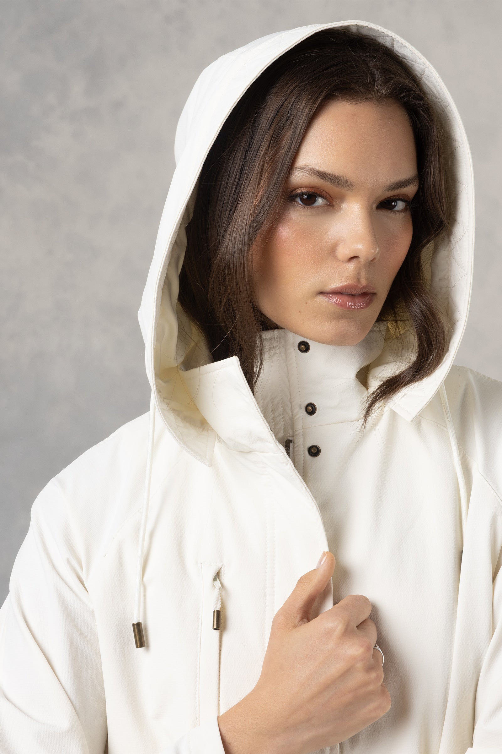 Tierra Water Resistant Stretch Nylon Utility Jacket