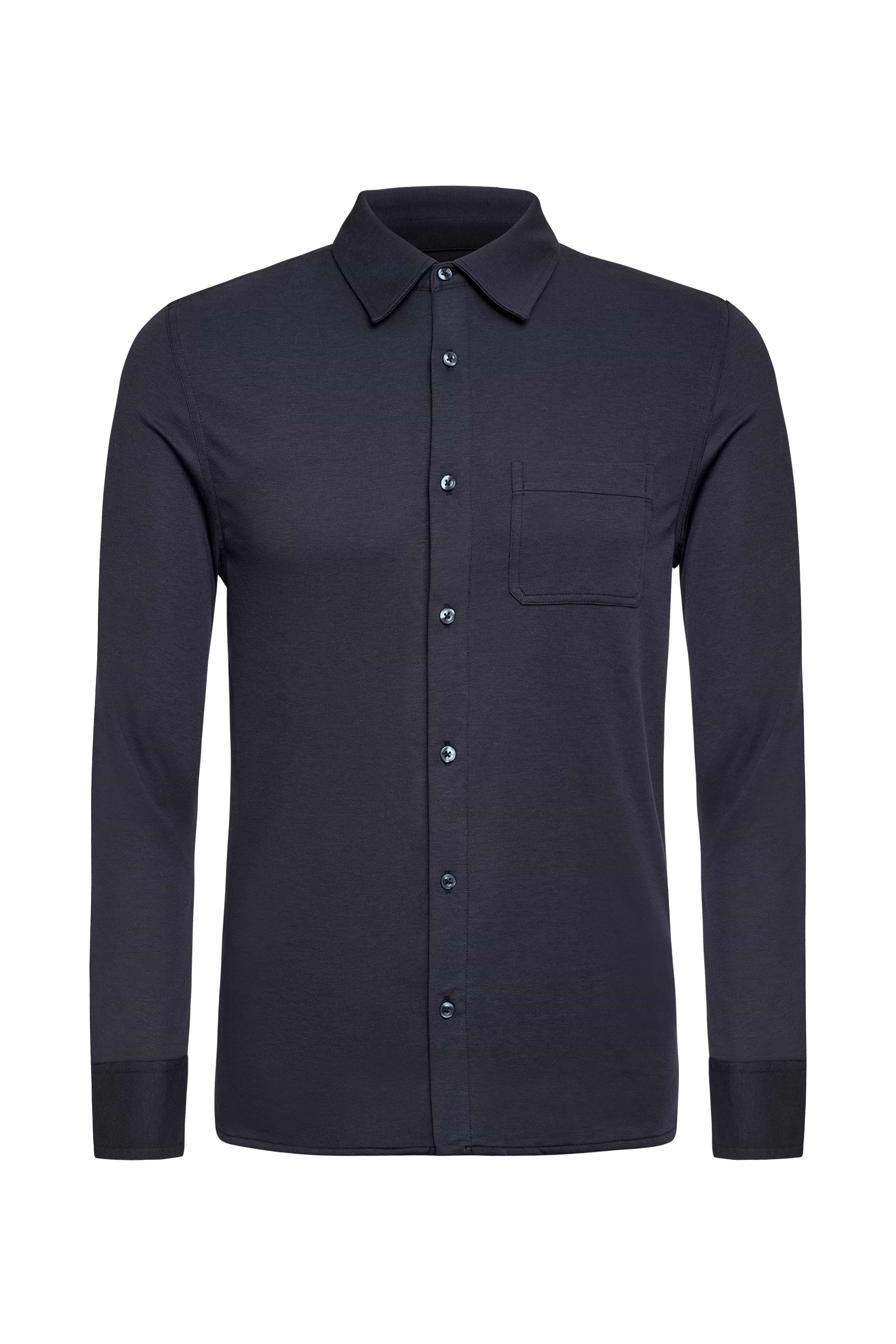 Elevated Performance Menswear, Button-Up Long-Sleeve Shirt