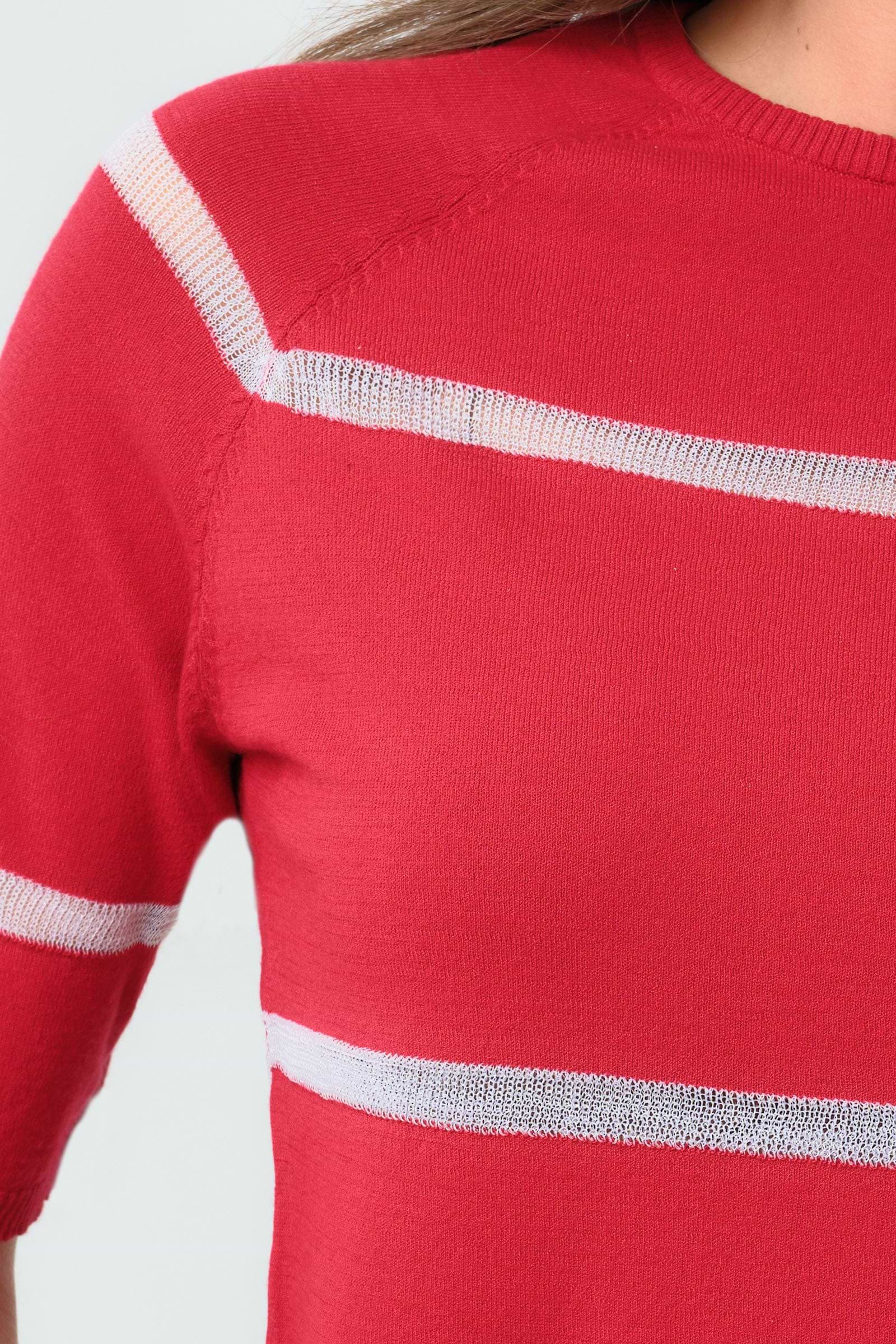 Campbell Sheer Stripe Pullover Top