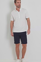 Video of a Men's Ryan Polo in White.