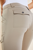 Buy Kate & Oscar Solid Side Pocket Slim Fit Cargo Pant Maroon for