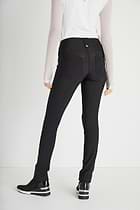 The Best Travel Pants. Back Profile of the Skyler Cozy Fleece-Lined Travel Pant in Black