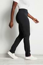 The Best Travel Pants. Side Profile of the Jamie Lee Pull-on Pant in Black