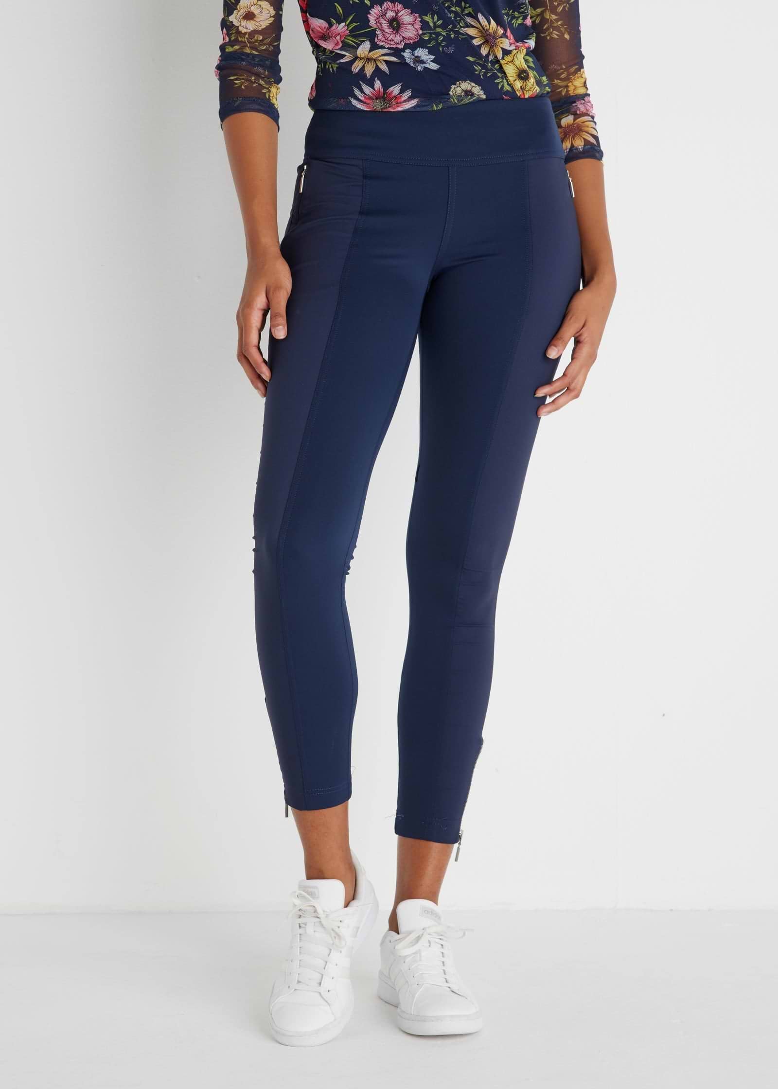 The Best Travel Pants. Front Profile of the Allie Pant in Navy
