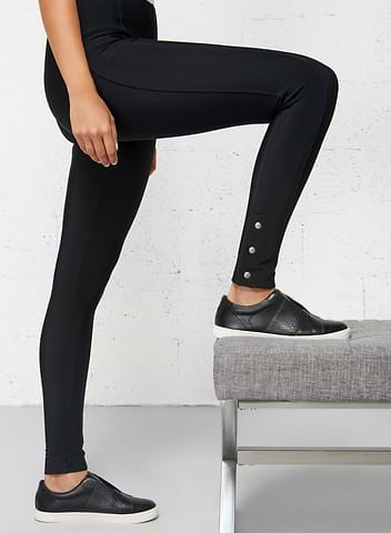 Keep Warm in the Aida Lycra Fleece Lined Legging