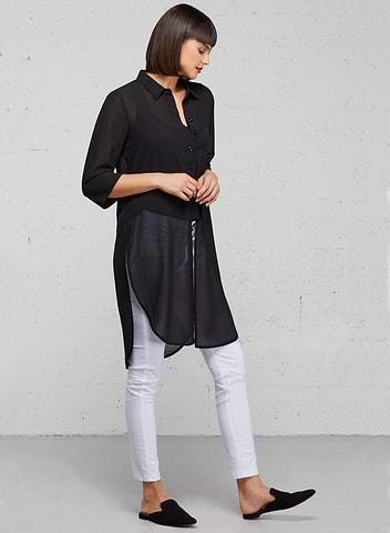 The Versatile Cece Button Down Tunic