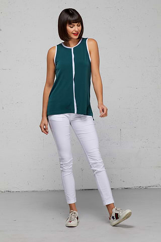 Madison Contrast Jersey Top Perfect for Your Trip to Greece