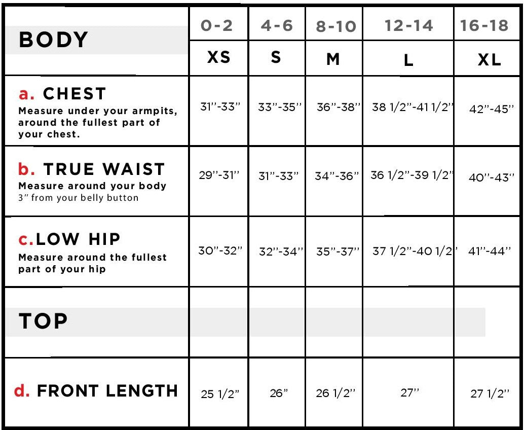 Addison Zip Front Lightweight Mesh Jacket Size Chart – Anatomie