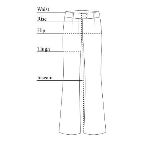 Amanda Flare Pant Size Chart