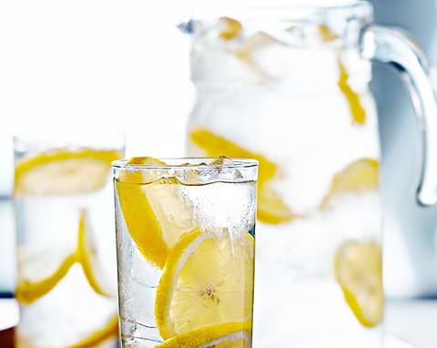 Lemon Water for Long Flights