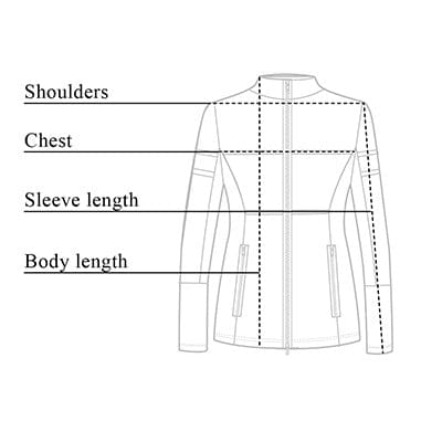 Erin Perforated Leather Jacket Size Chart