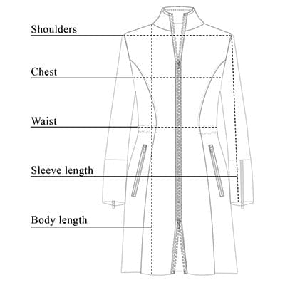 Farreta Lightweight Jacket Size Chart