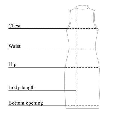 Piper Wrinkle Free Shift Dress Size Chart