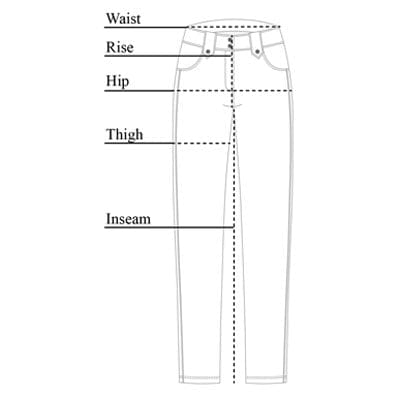 Peggy Lightweight Pant Size Chart – Anatomie