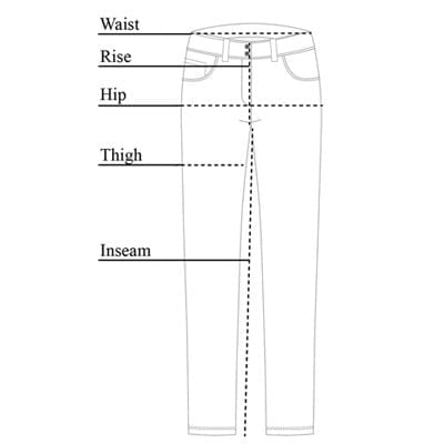 Luisa Embossed Python Skinny Pant Size Chart
