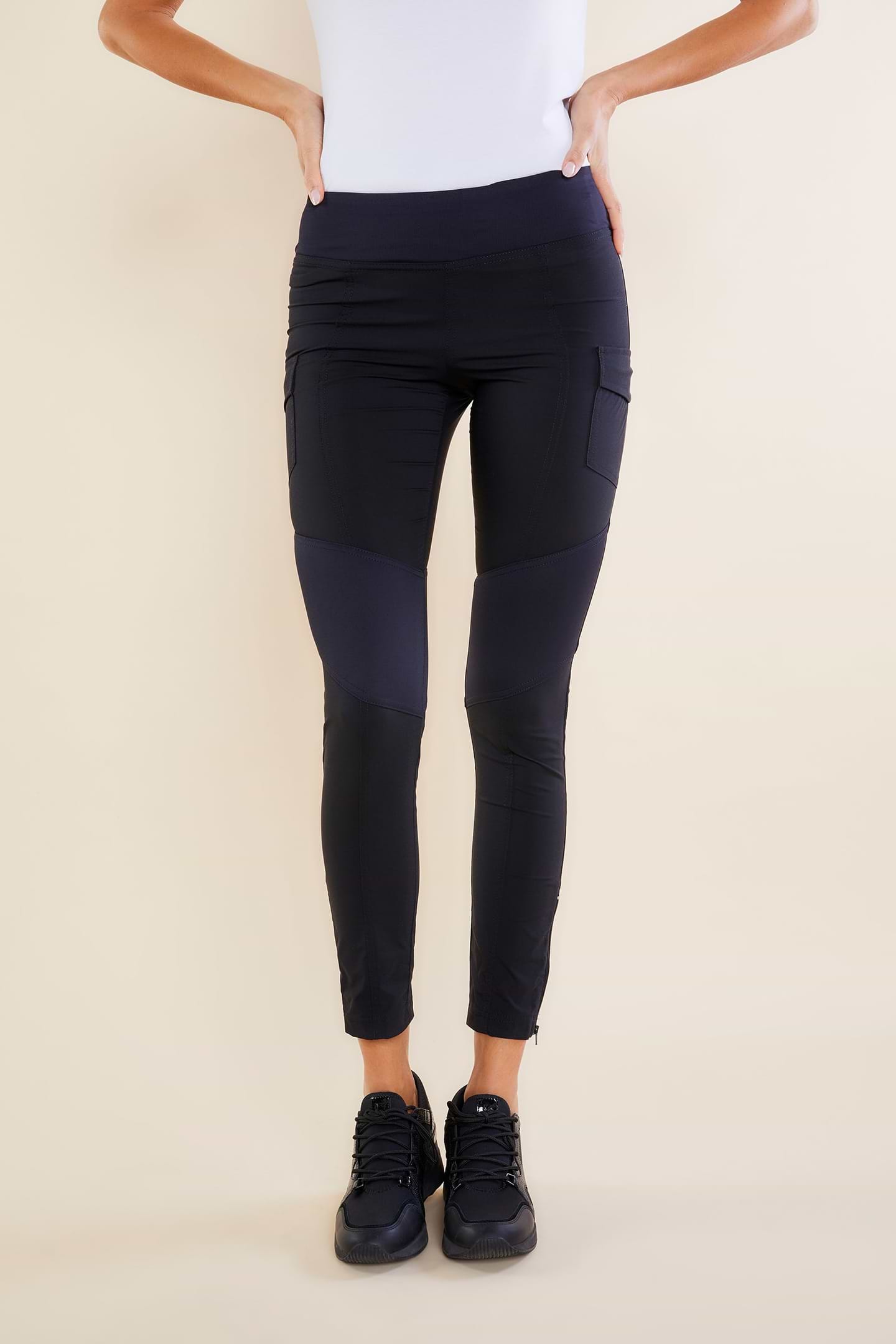 NoName Leggings Gray/Black M WOMEN FASHION Trousers Leggings Capri discount 92% 