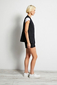 Black || Ashton Blazer Vest