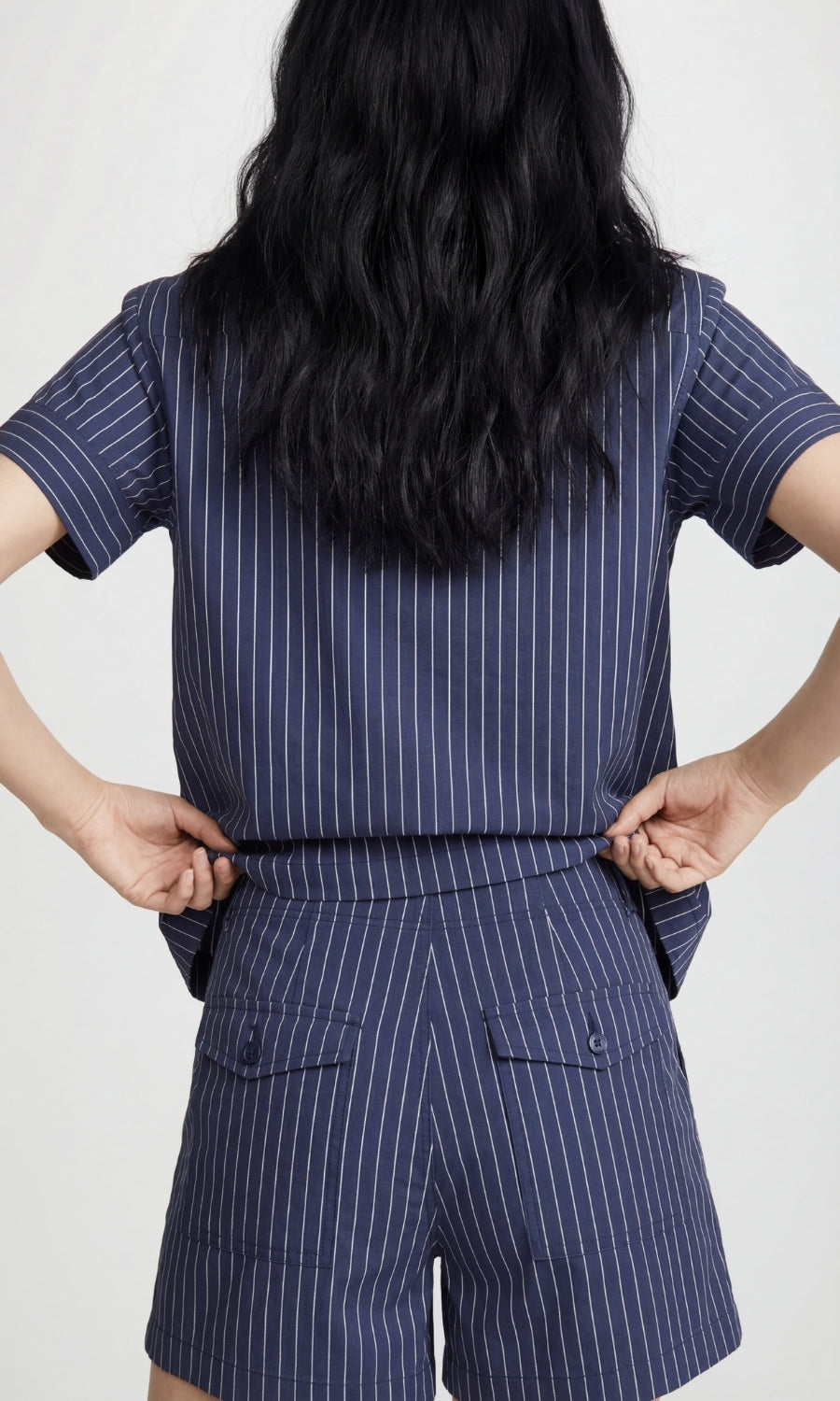 Striped Isa Ultralight Collared Button (CASH&CARRY)