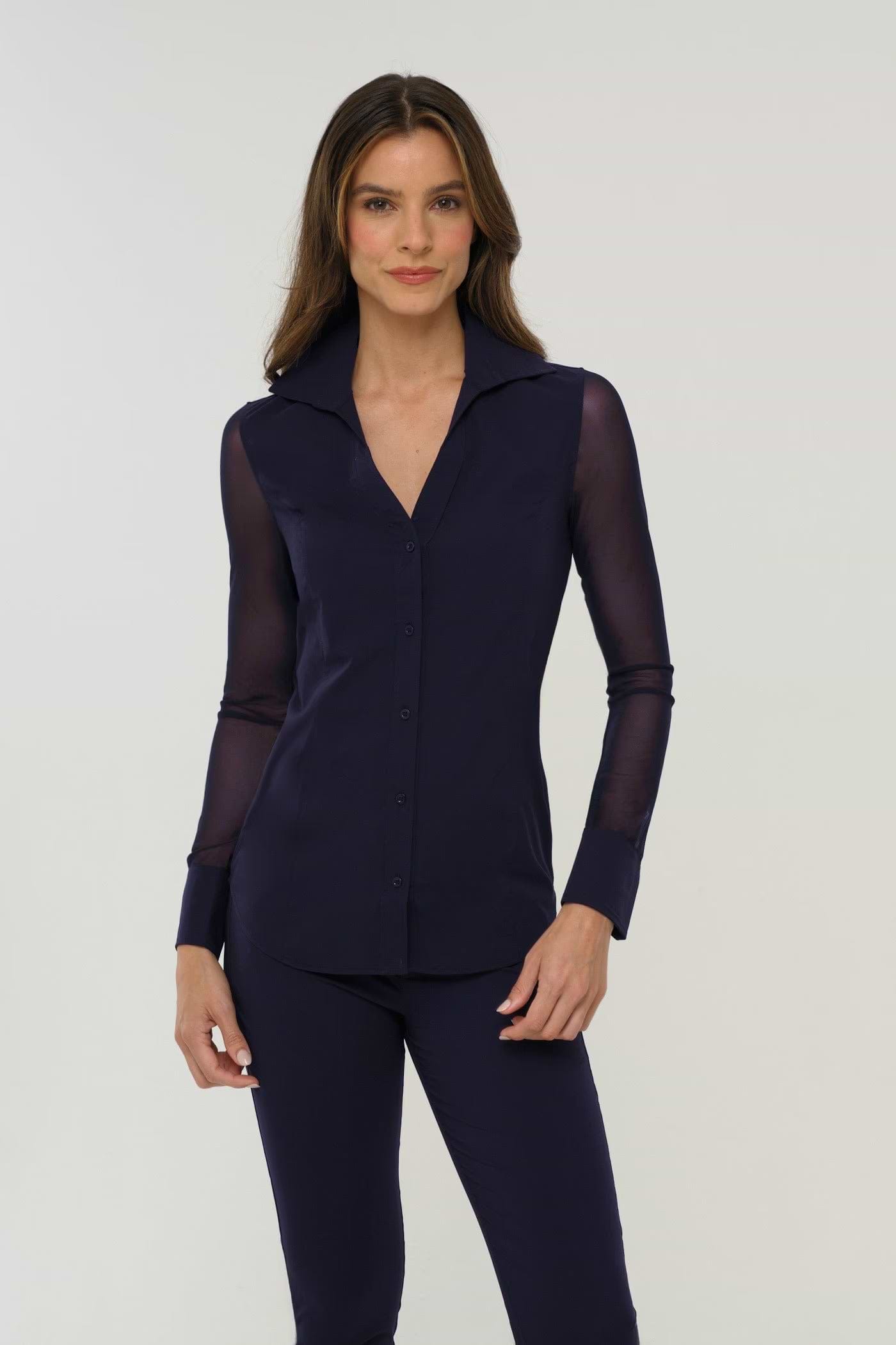 Beth Button-Front Shirt