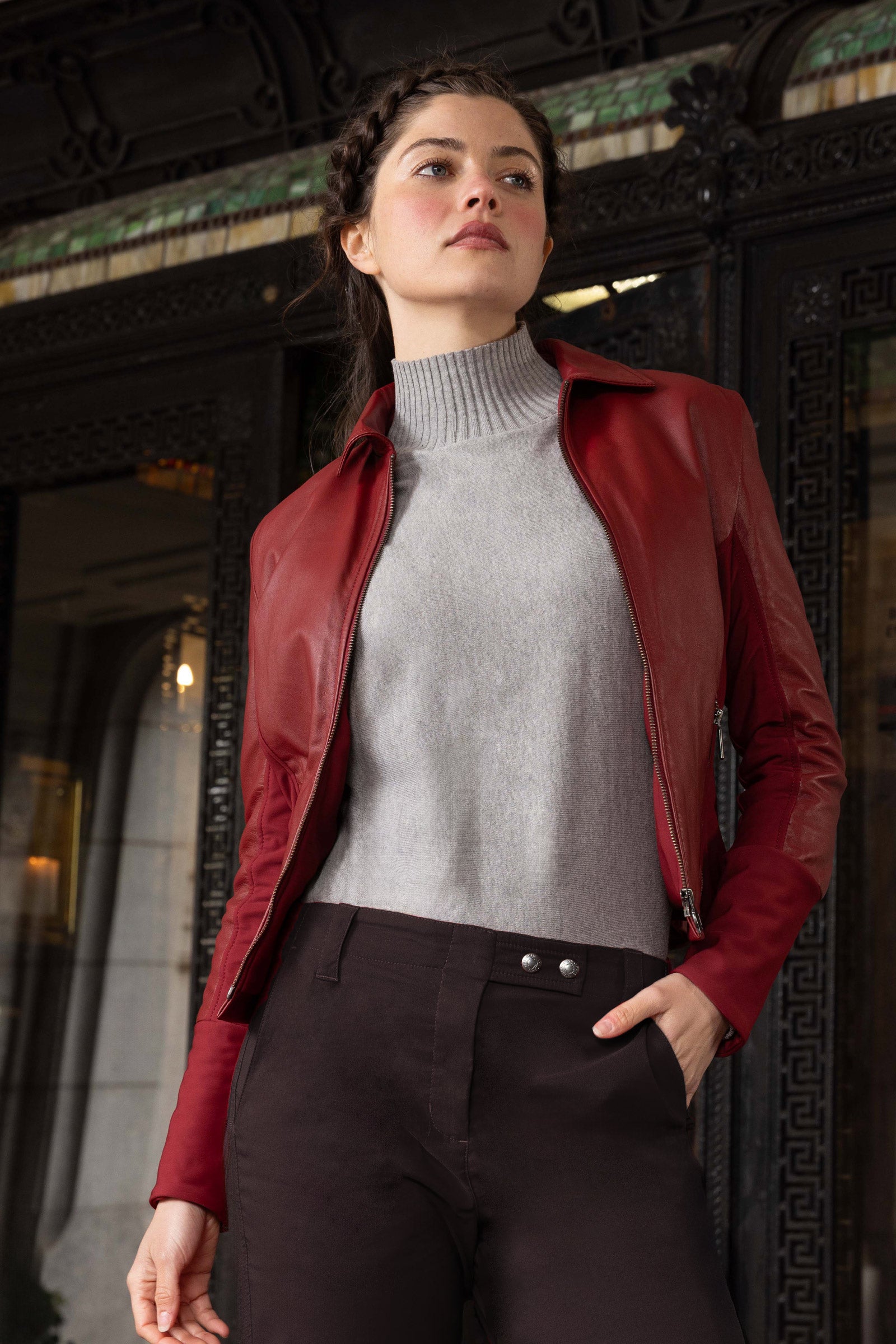 Bexley Relaxed Sweater with Mockneck