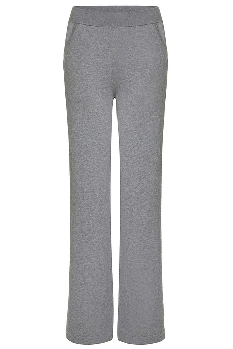 Catalina Knit Pant In Heather Grey