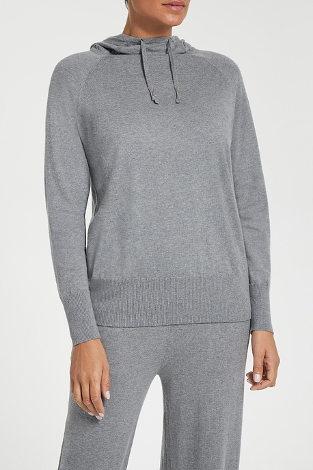 Emery Hoodie in Heather Grey