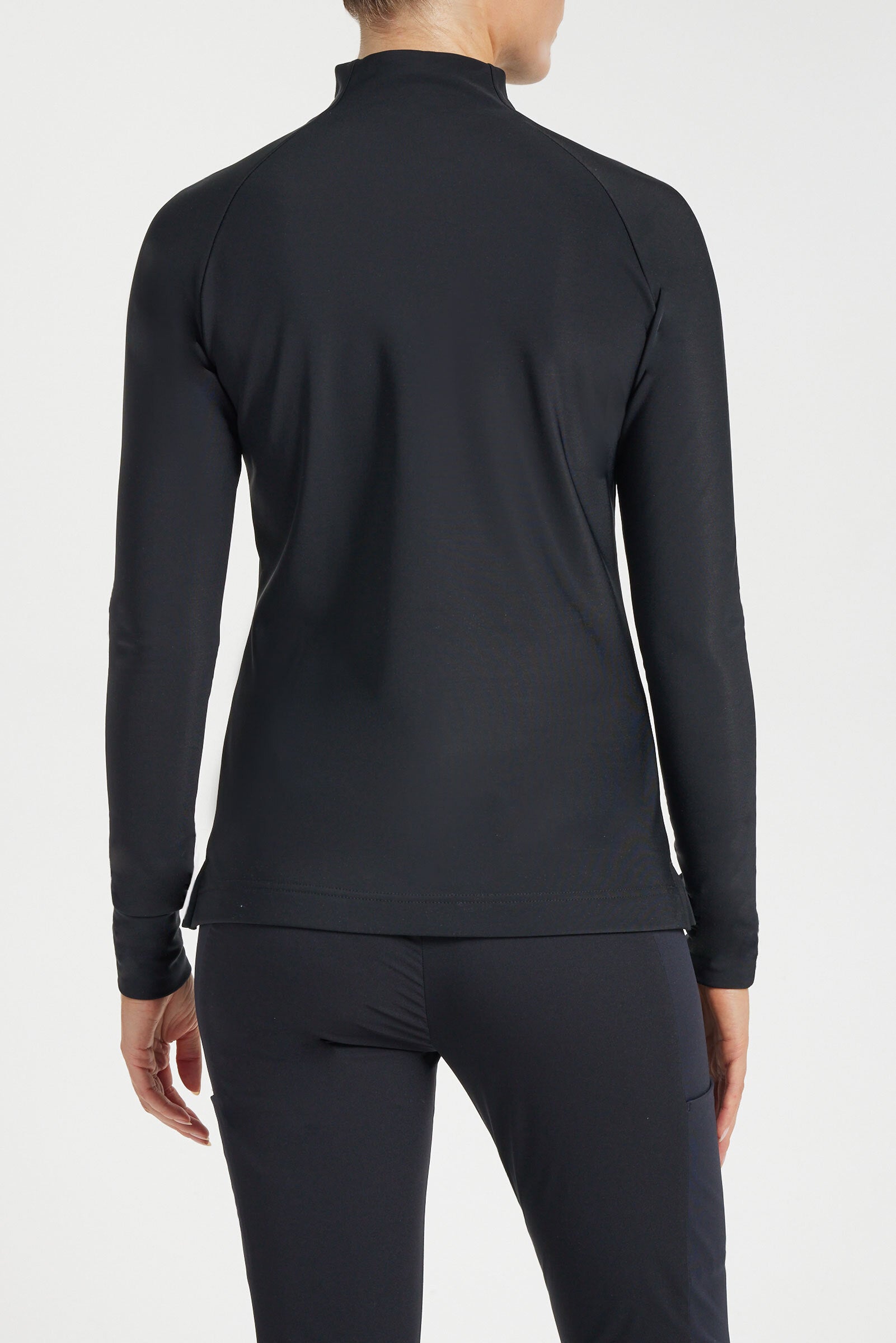 Cozy Lessie Performance Cozy Jacket w/ Asymmetrical Zipper in Black