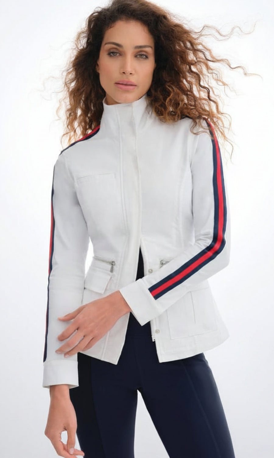 Kenya Sport Performance Cotton Striped Jacket