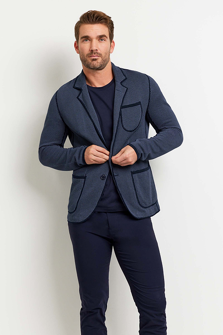 Duncan Men's Knit Blazer