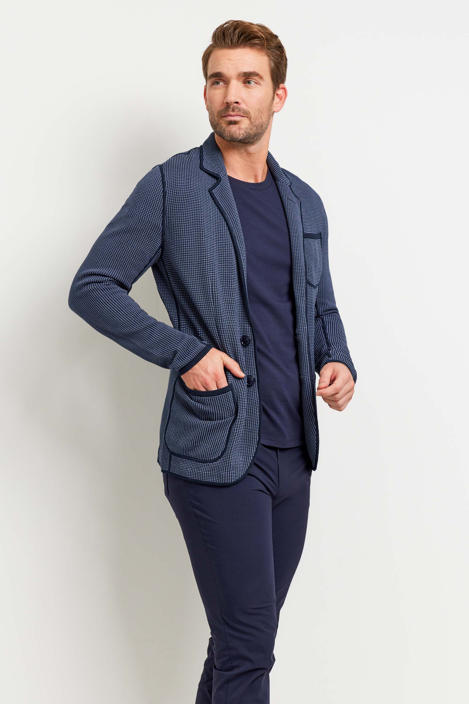 Duncan Men's Knit Blazer
