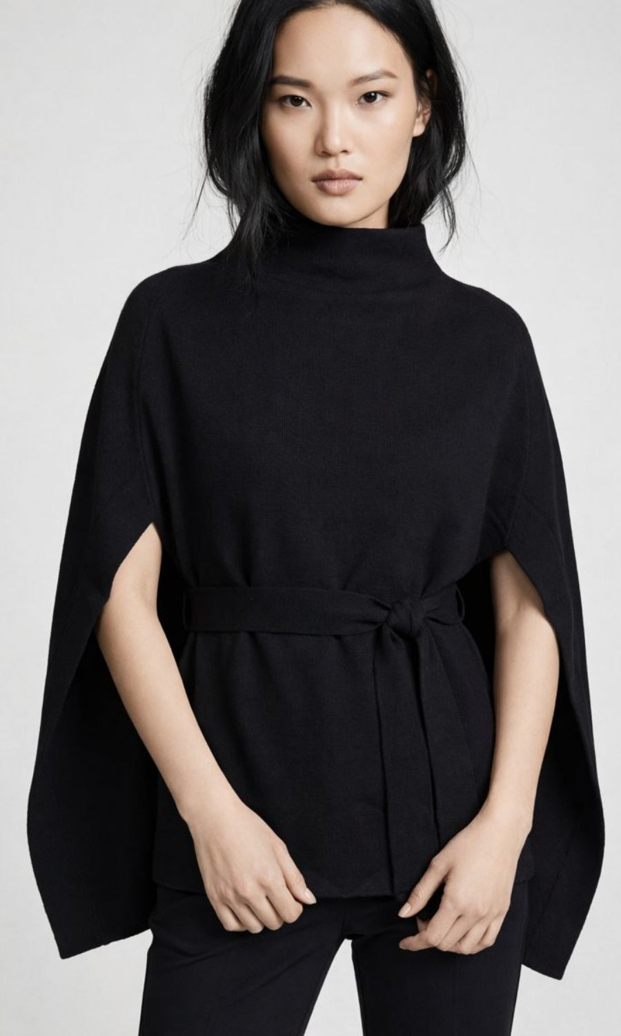 Kai Knit Waist Tie Cape
