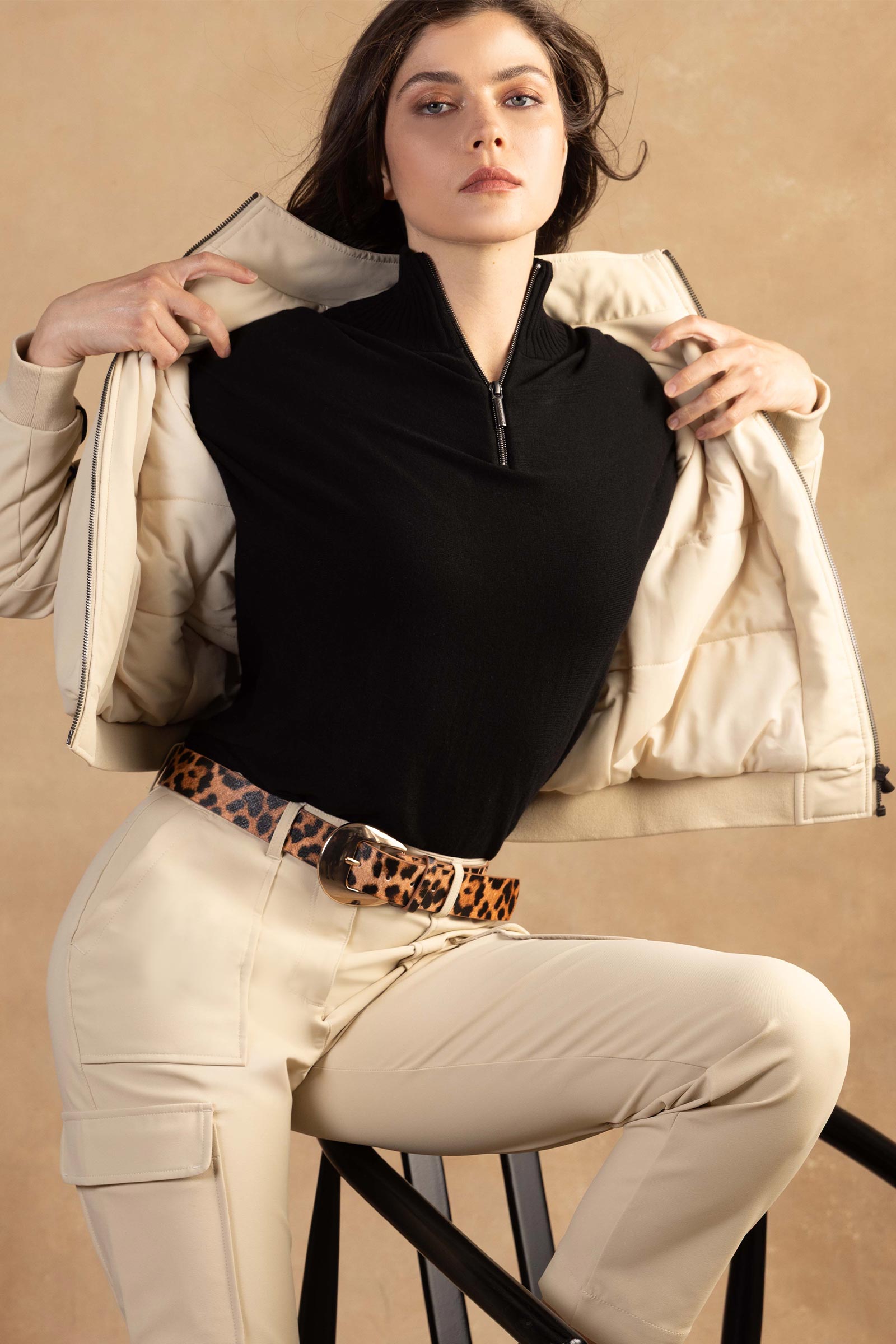 Ginger Performance Twill Bomber Jacket