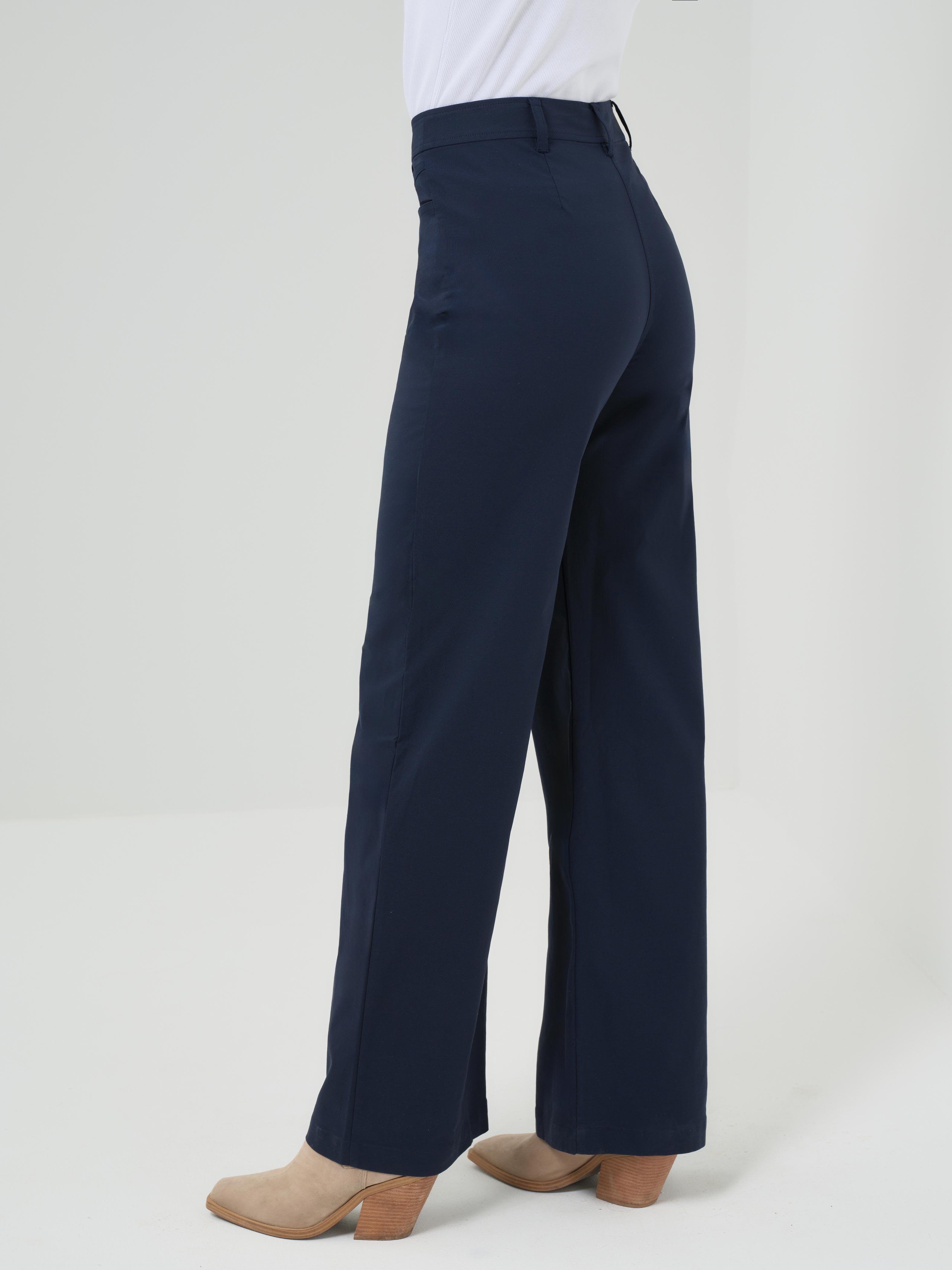 Greyson Mid-Weight Stretch Wide Leg Pant
