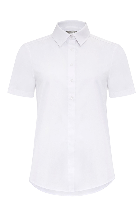 Helia Knit/Poplin Short Sleeve