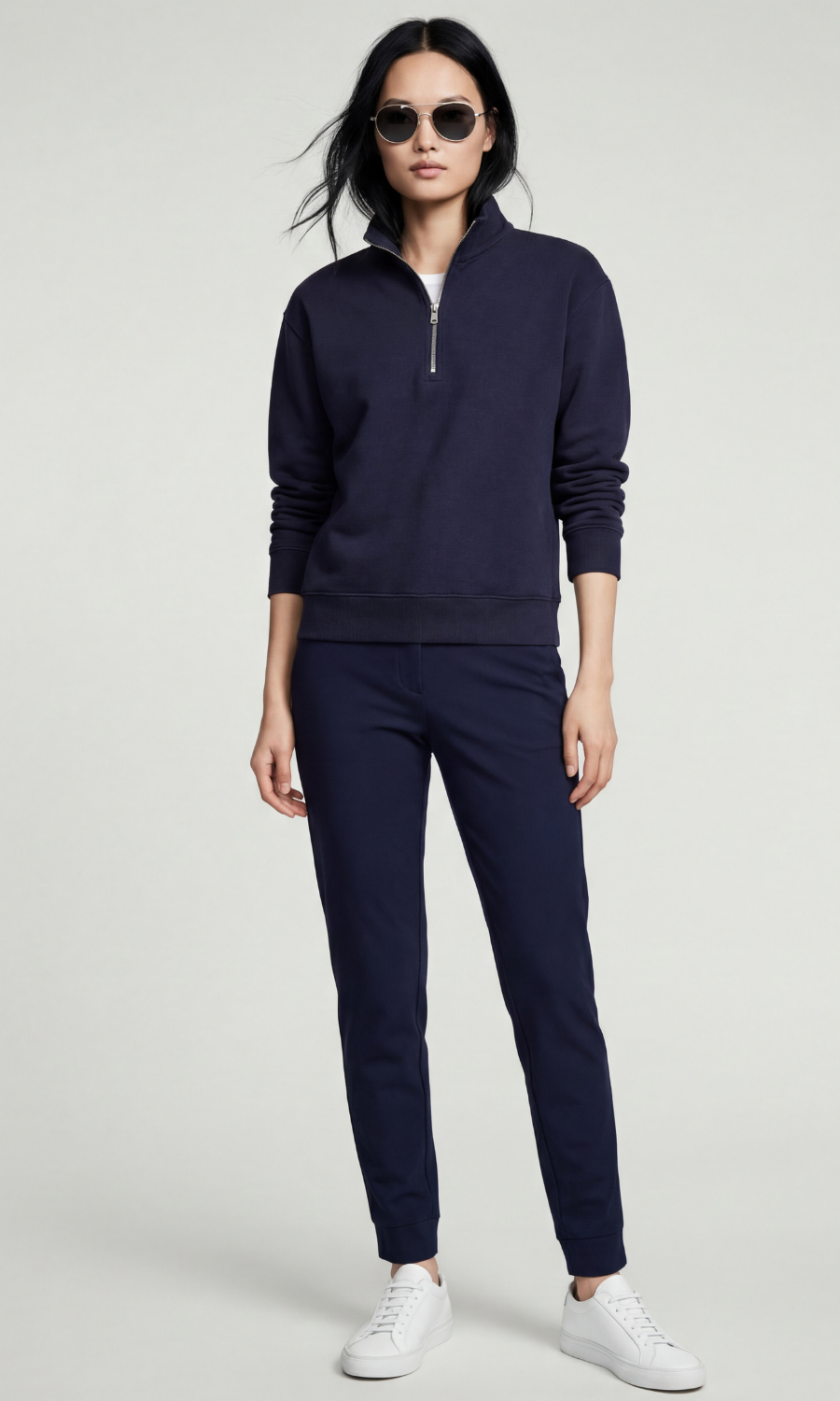 Hopkins Mock Neck Quarter-Zip Pullover