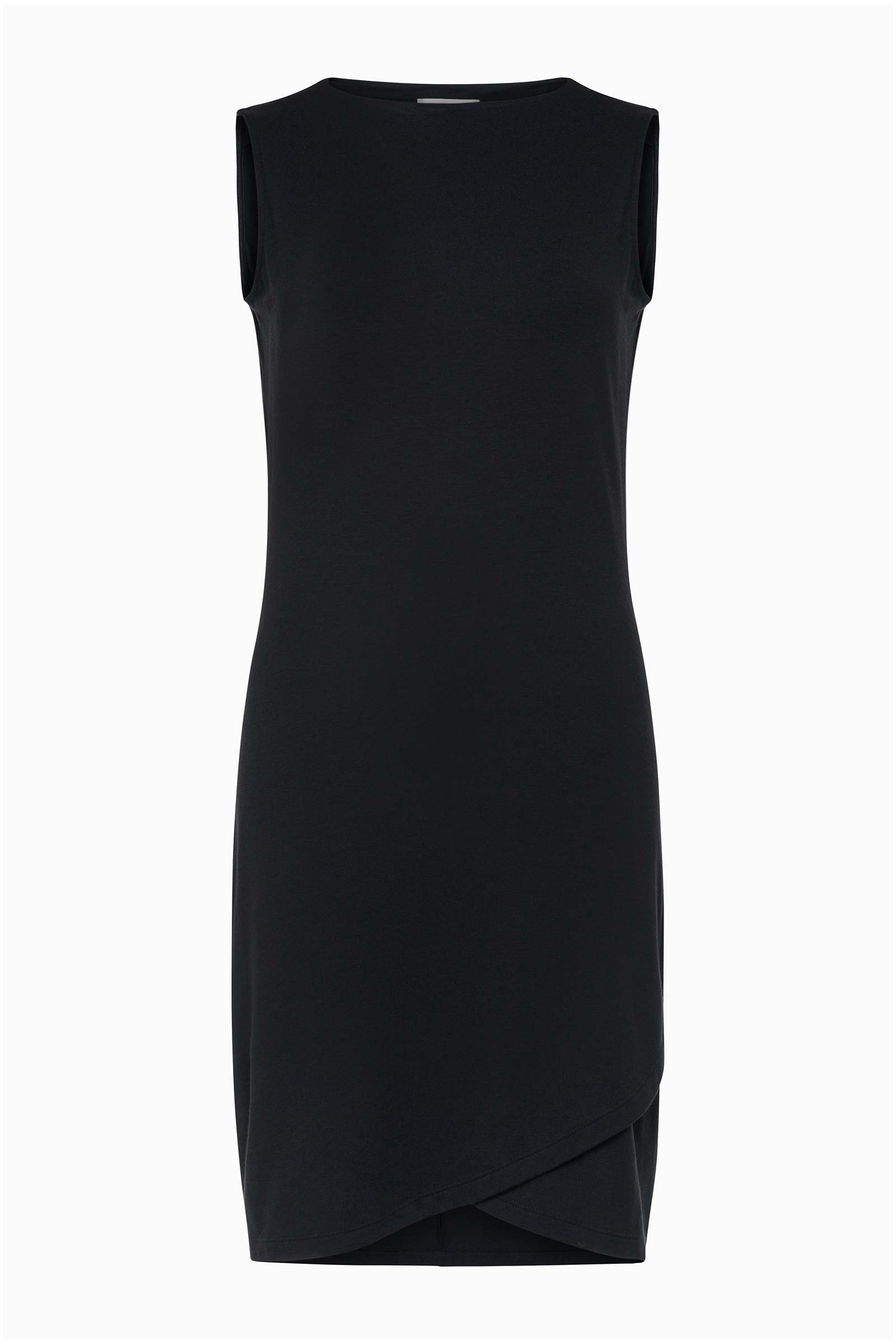 Johanna Pima Sleeveless Wrap Hem Dress