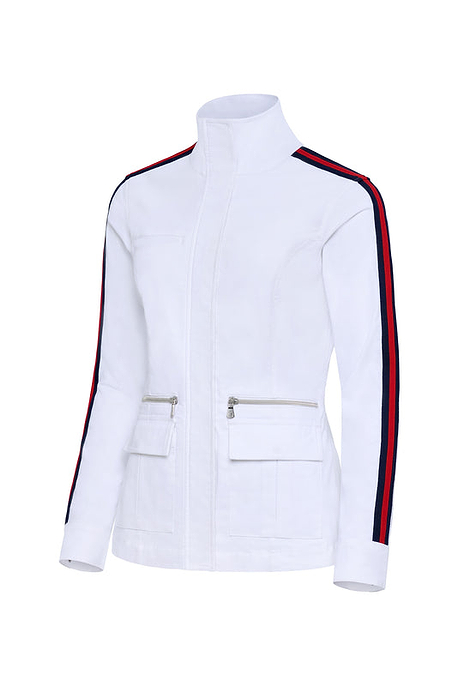 Kenya Sport Performance Cotton Striped Safari Jacket