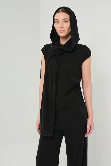 Cashmere Traveler Hood Scarf