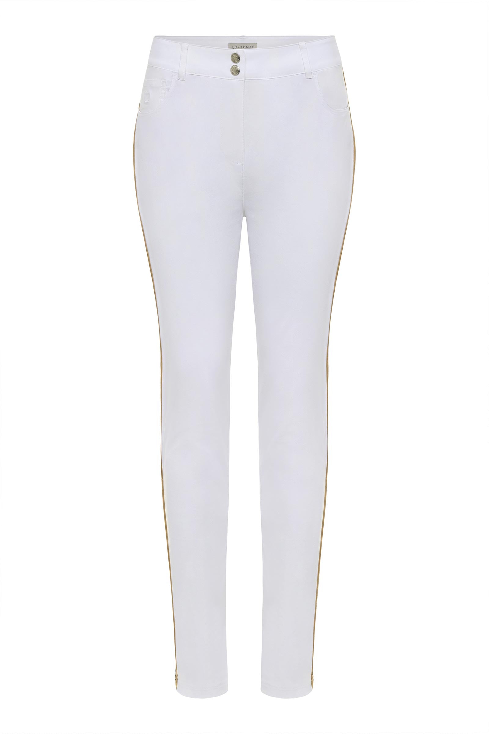 Luli Stripe Performance Cotton Skinny Pant