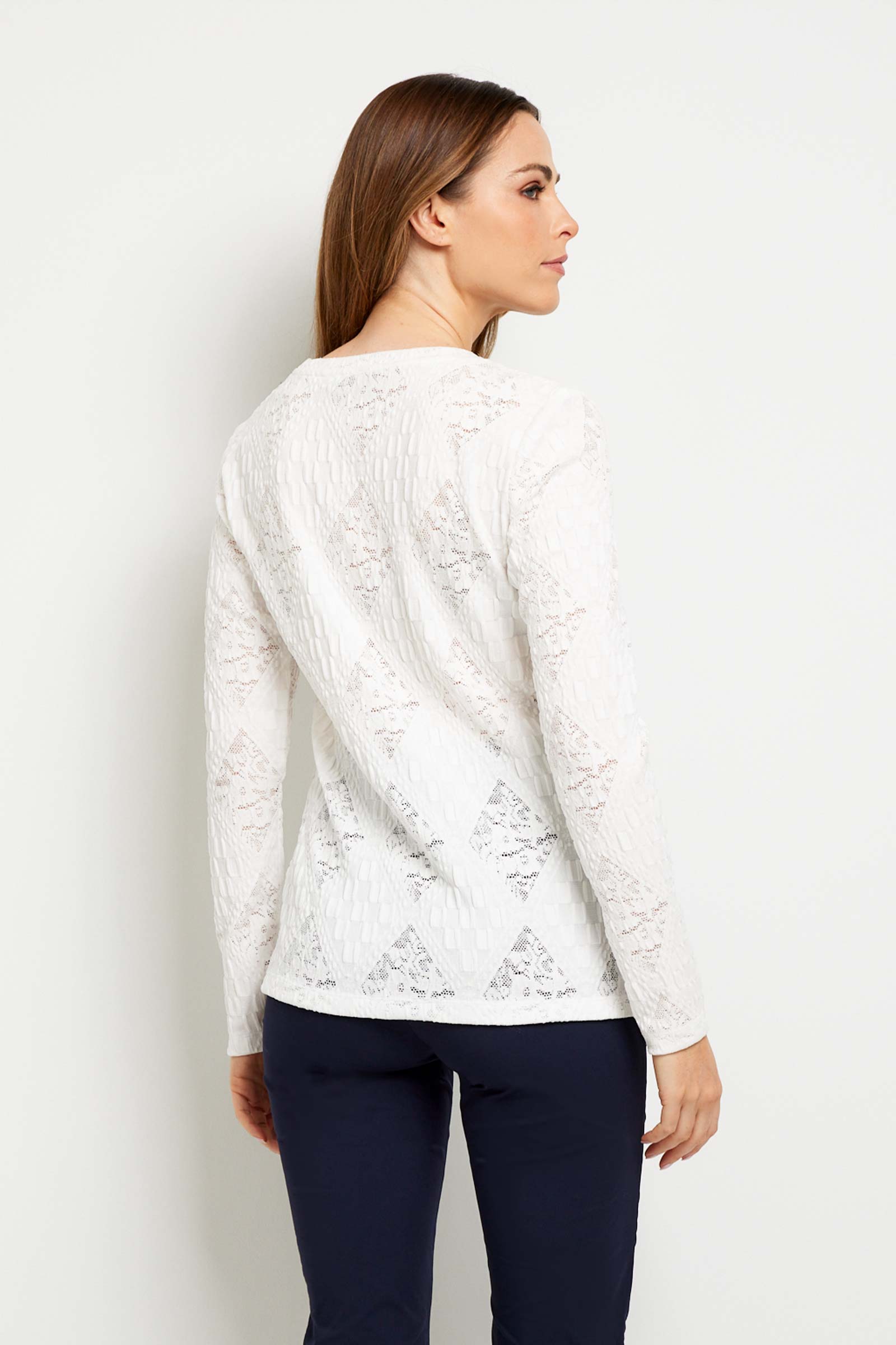 Lace Juliana Stretch Lace Long-Sleeve