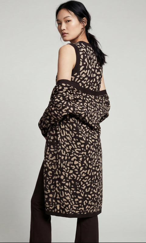 ZENDAYA // Jacquard Sweater Cardigan