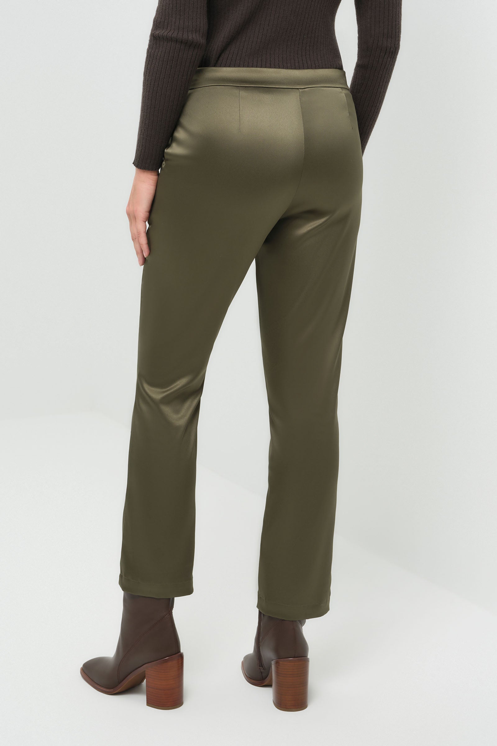 Arden Satin Straight Leg Pant