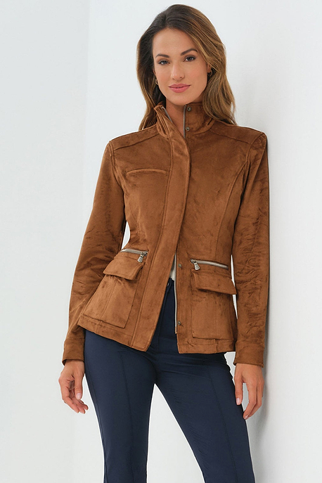 Kenya Faux Suede Safari Jacket Anniversary Edition