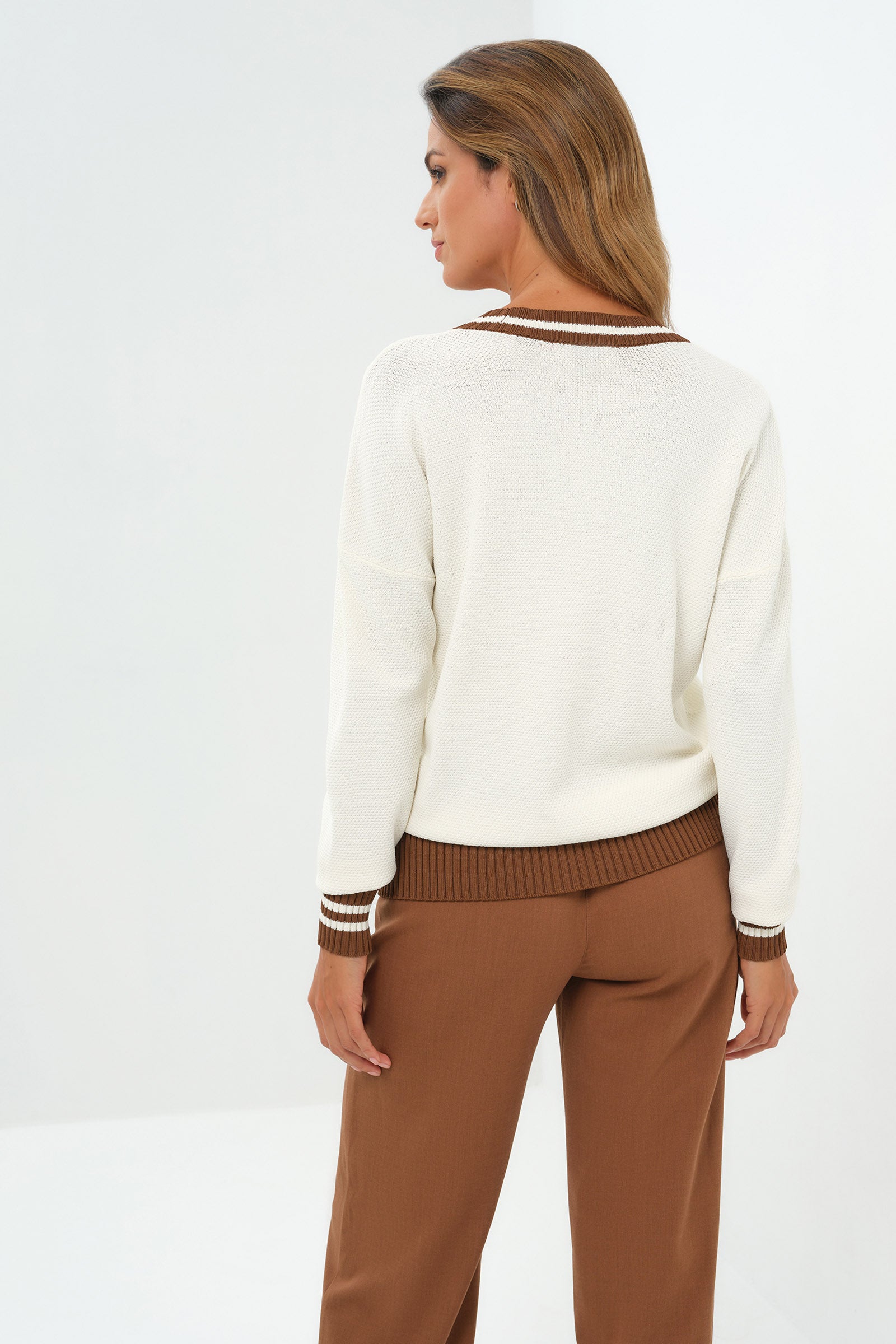 Esperanza Sweater Knit V-Neck Button Down Cardigan