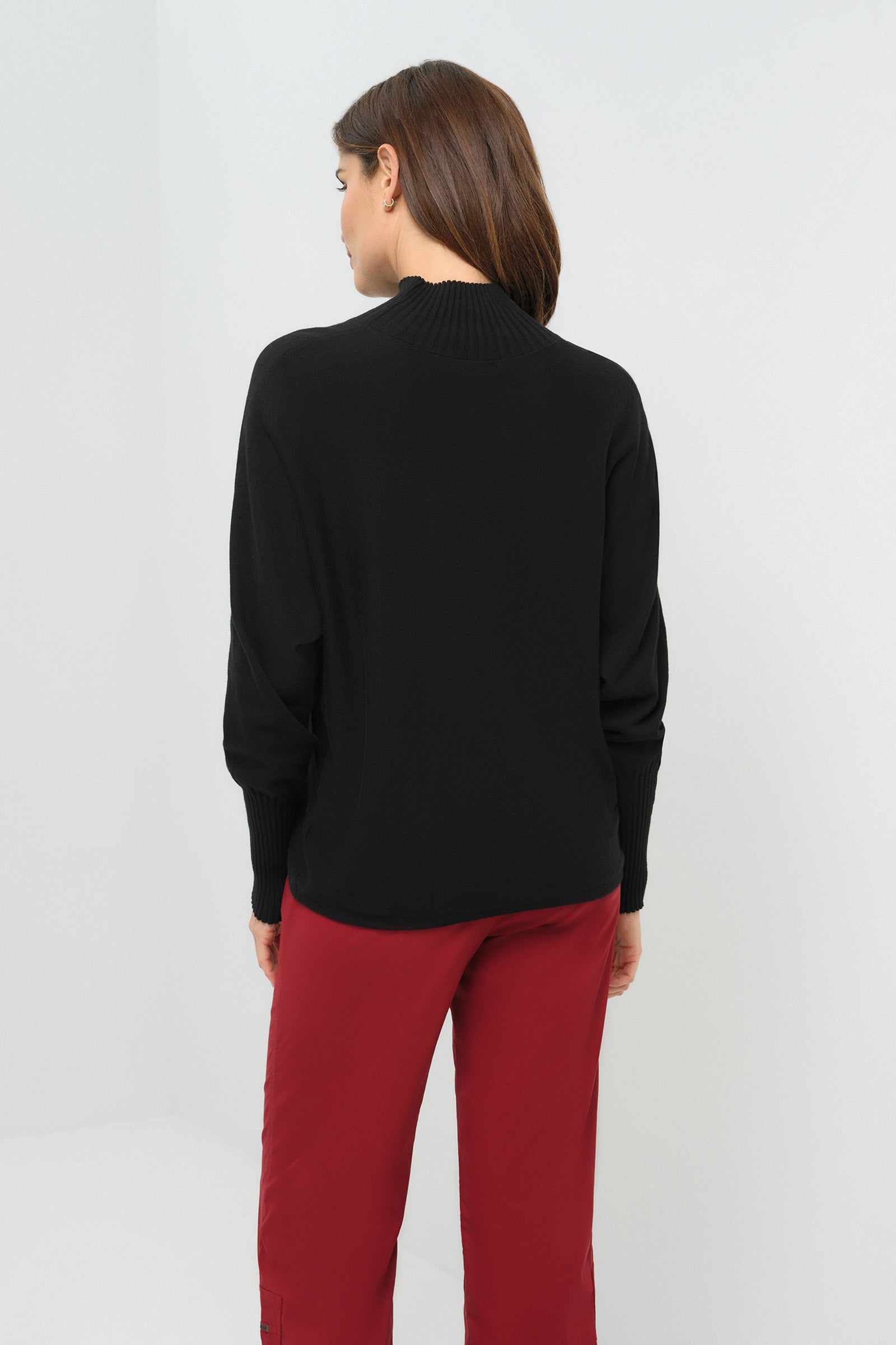 Bexley Relaxed Sweater with Mockneck
