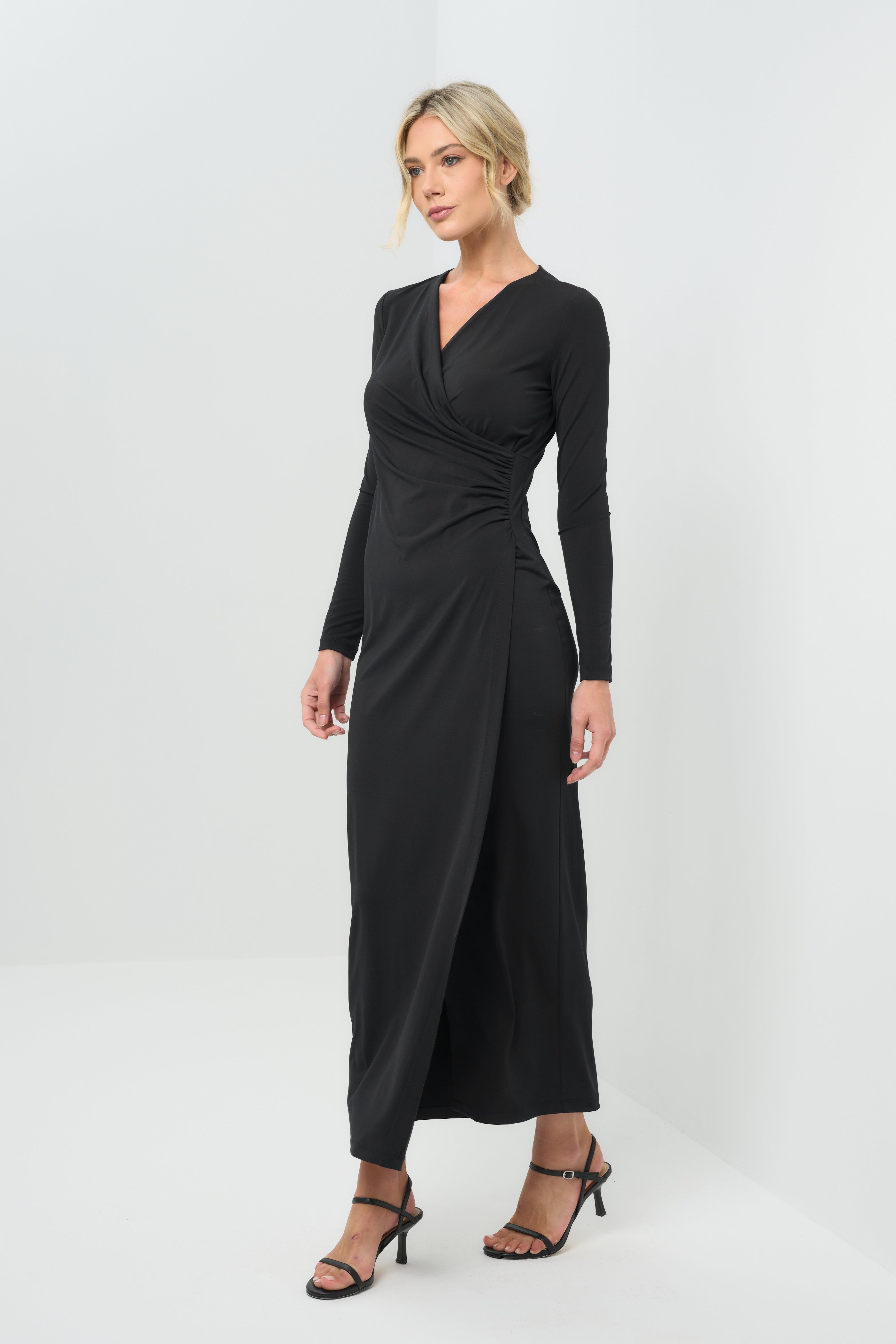 Janie Wrap Maxi Dress