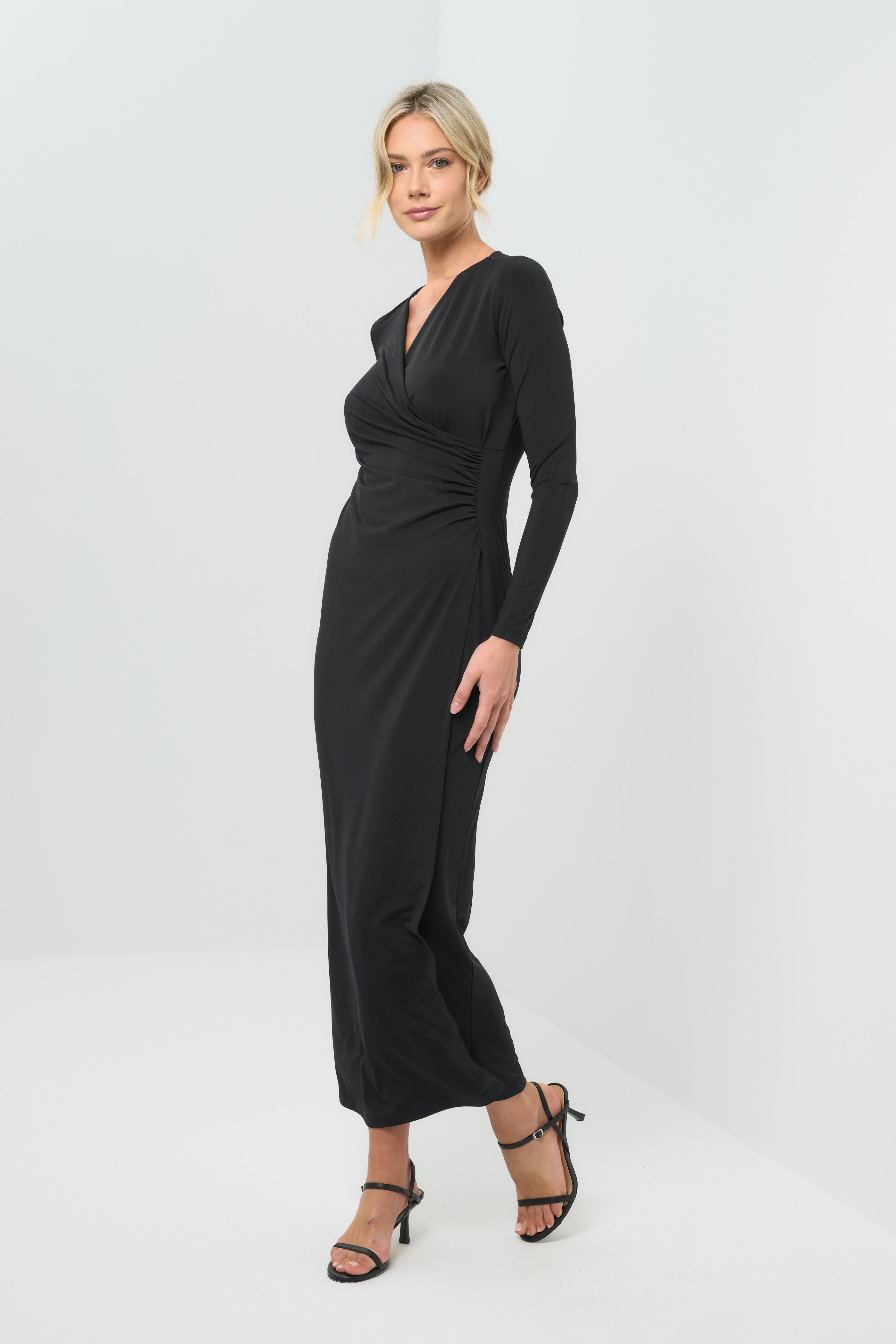 Janie Wrap Maxi Dress