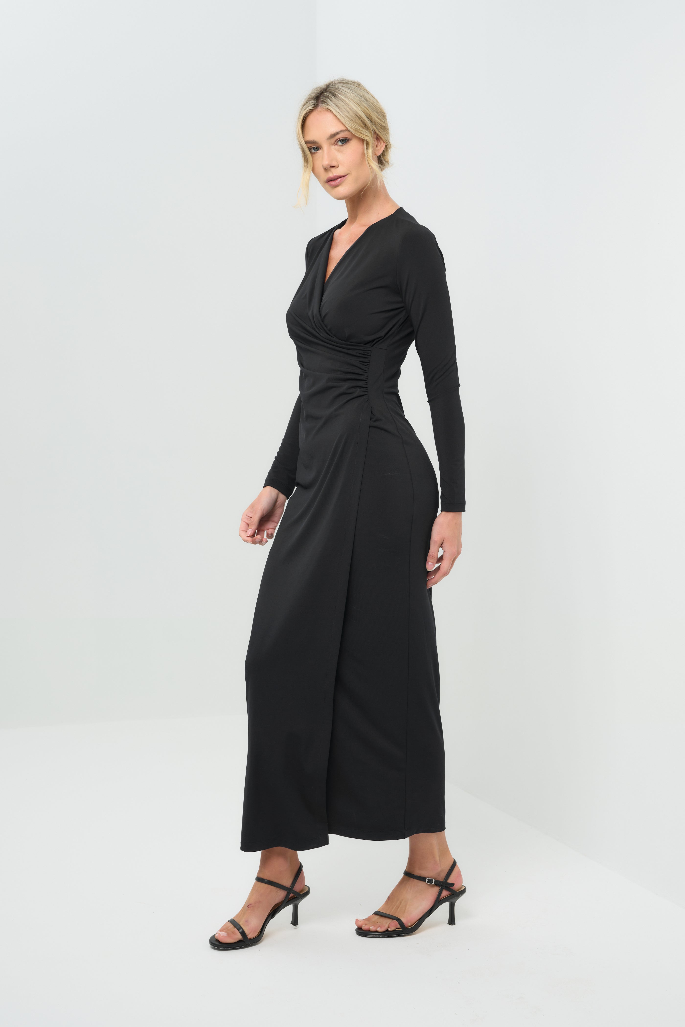 Janie Wrap Maxi Dress