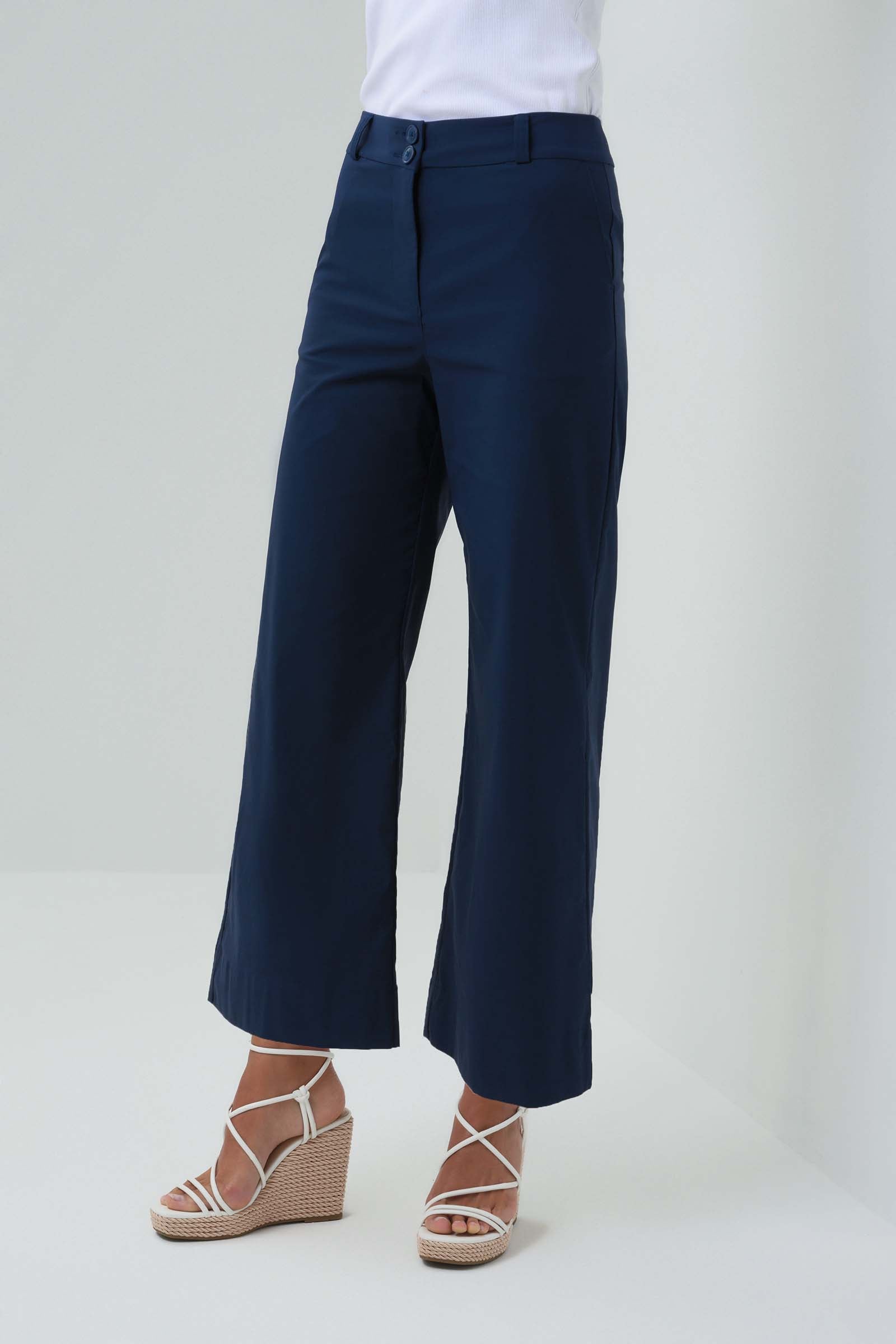 Ivanna Stretch Cropped Flare Pant