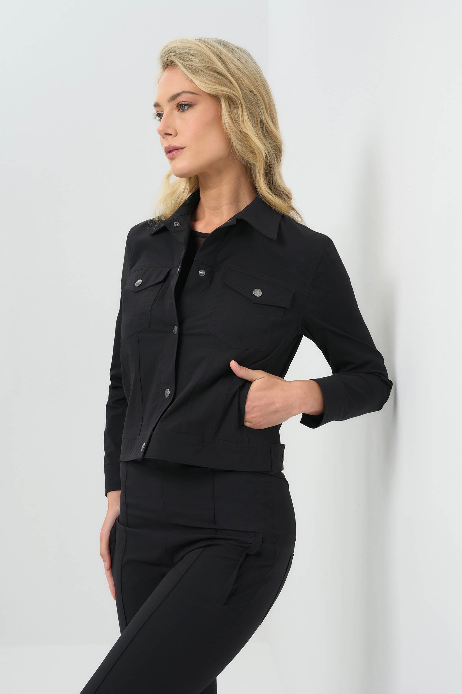 Delilah Ultra Light Weight Denim Style Jacket